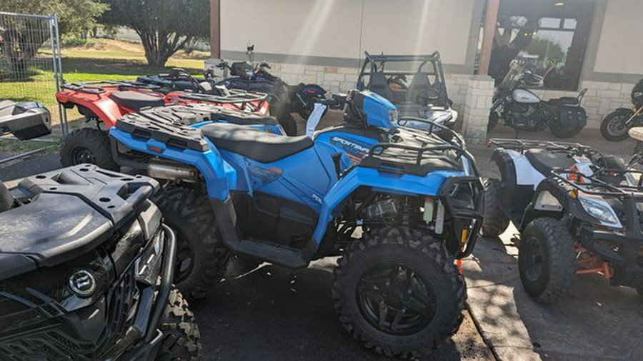 New 2024 POLARIS SPORTSMAN 570 TRAIL ELECTRIC BLUE