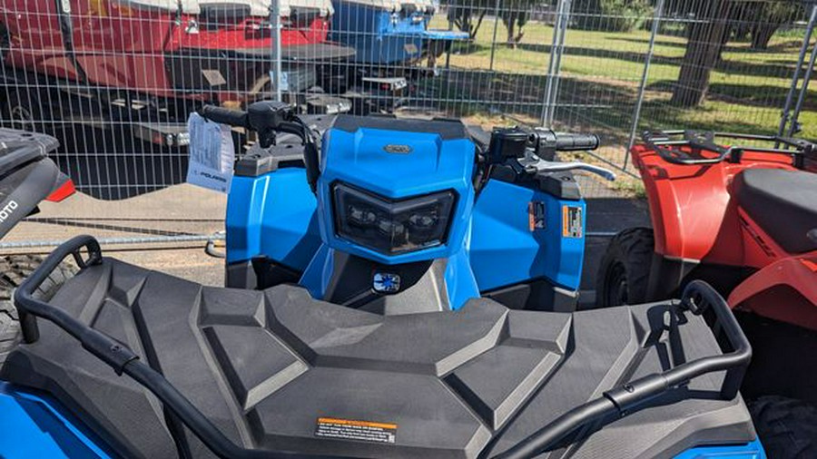 New 2024 POLARIS SPORTSMAN 570 TRAIL ELECTRIC BLUE