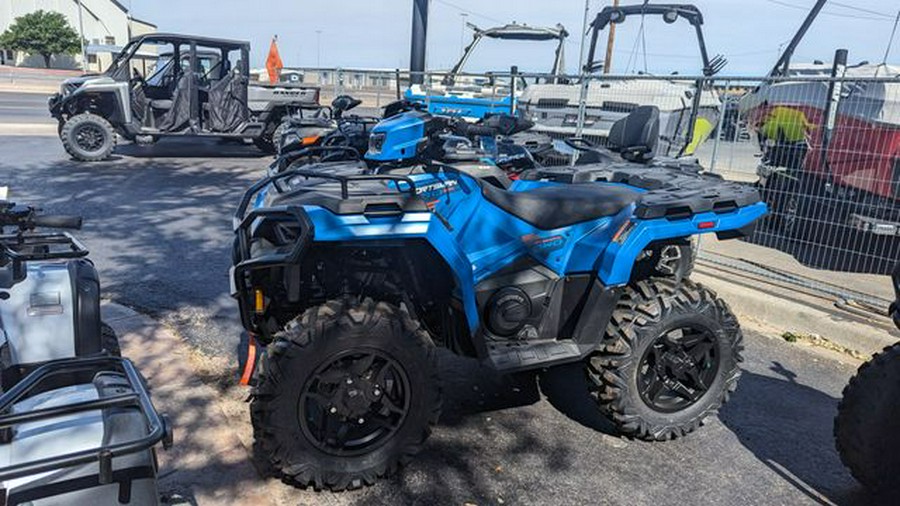 New 2024 POLARIS SPORTSMAN 570 TRAIL ELECTRIC BLUE