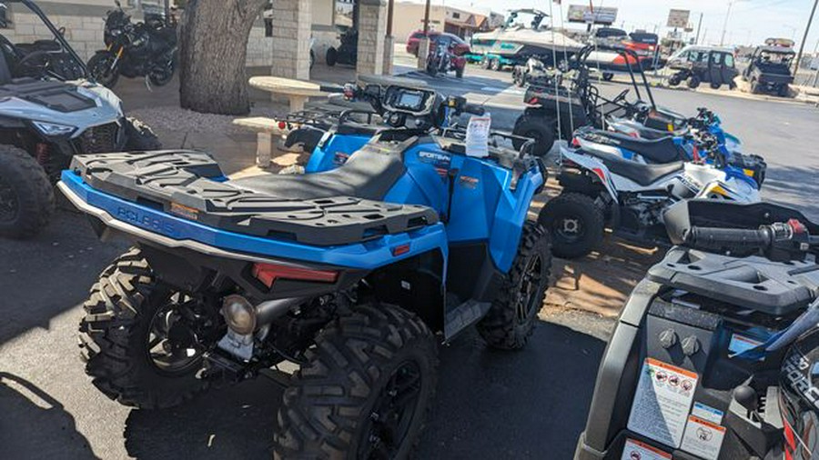 New 2024 POLARIS SPORTSMAN 570 TRAIL ELECTRIC BLUE