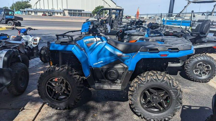 New 2024 POLARIS SPORTSMAN 570 TRAIL ELECTRIC BLUE