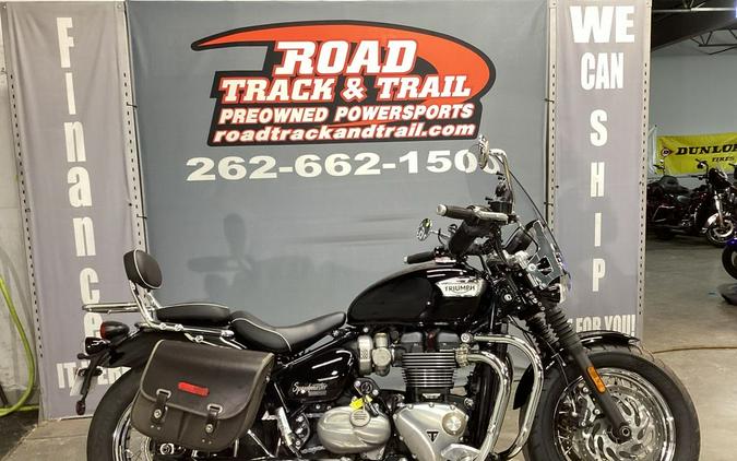 2018 Triumph Bonneville Speedmaster Jet Black