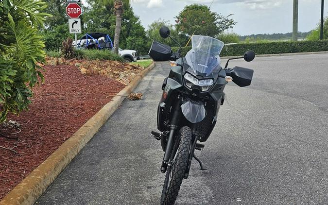 2025 Kawasaki KLR650 Metallic Matte Old School Green ABS