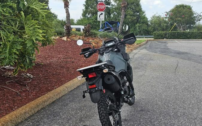 2025 Kawasaki KLR650 Metallic Matte Old School Green ABS