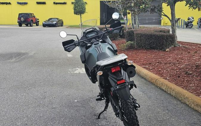 2025 Kawasaki KLR650 Metallic Matte Old School Green ABS
