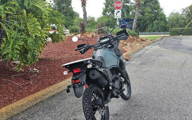 2025 Kawasaki KLR650 Metallic Matte Old School Green ABS