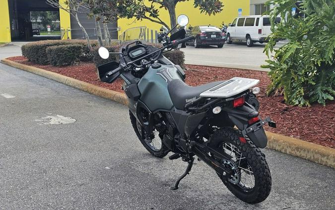 2025 Kawasaki KLR650 Metallic Matte Old School Green ABS