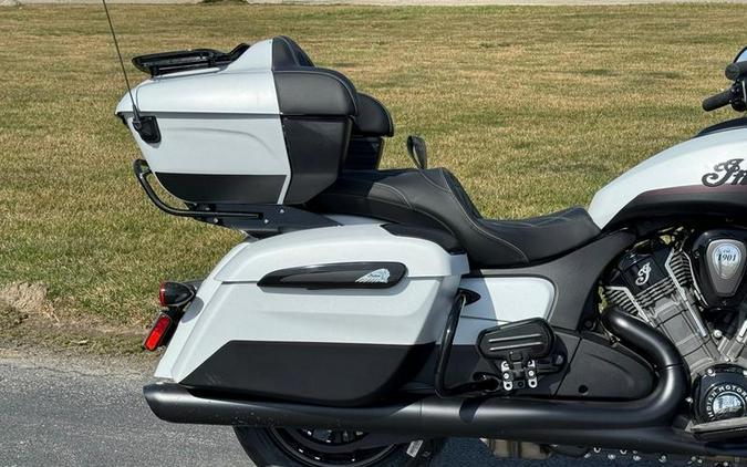 2024 Indian Motorcycle® Pursuit® Dark Horse® w/PowerBand Audio Pkg Icon Ghost White Metallic Smoke