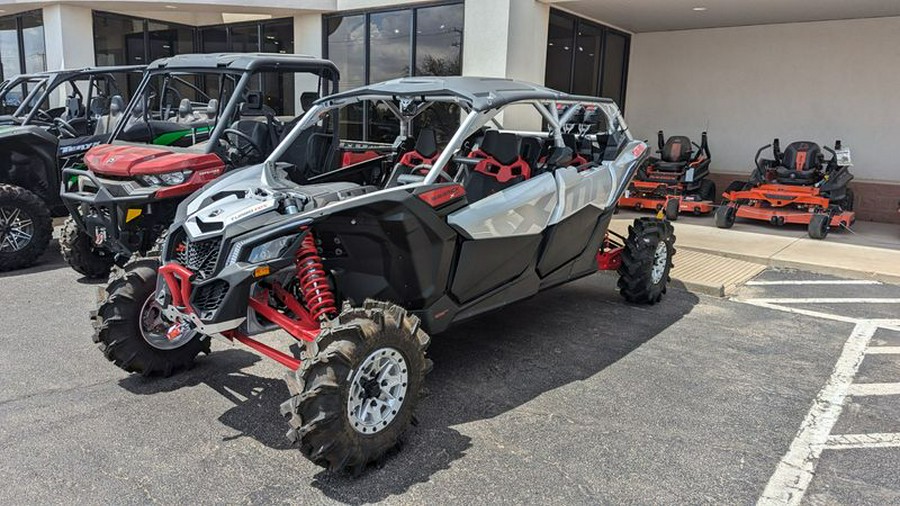 New 2025 CAN-AM MAVERICK MAX XMR 72 TURBO RR HYPER SILVER AND LEGION RED