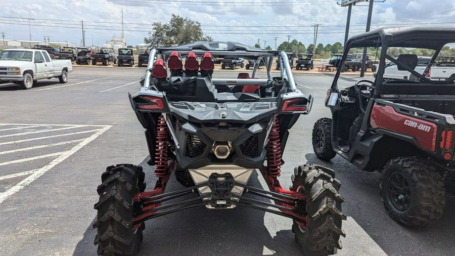 New 2025 CAN-AM MAVERICK MAX XMR 72 TURBO RR HYPER SILVER AND LEGION RED