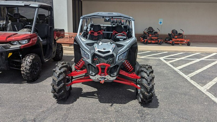 New 2025 CAN-AM MAVERICK MAX XMR 72 TURBO RR HYPER SILVER AND LEGION RED