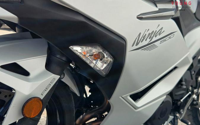 2025 Kawasaki Ninja 500 ABS Passion Red/Metallic Flat Spark Bla