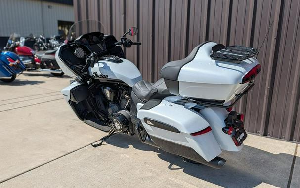 2026 Indian Motorcycle® Pursuit® Dark Horse® 112 w/ PowerBand Audio Ghost White Metallic with Black