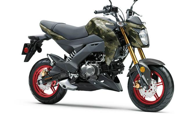 2026 Kawasaki Z125 Pro Cypher Camo Beige - KAA00342