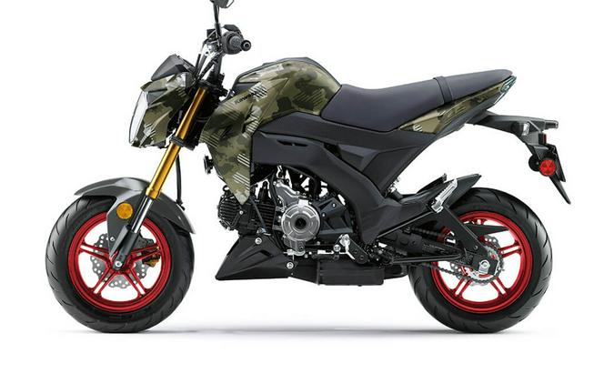 2026 Kawasaki Z125 Pro Cypher Camo Beige - KAA00342