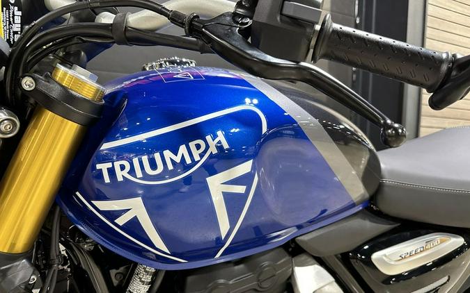 2024 Triumph Speed 400 Caspian Blue / Storm Grey