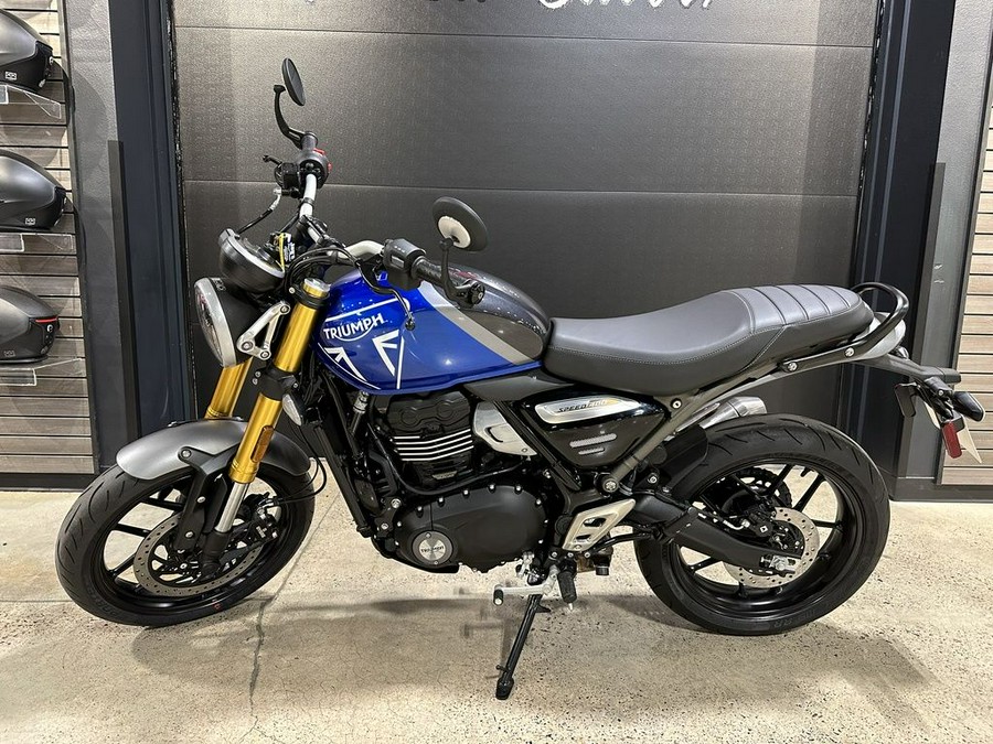 2024 Triumph Speed 400 Caspian Blue / Storm Grey