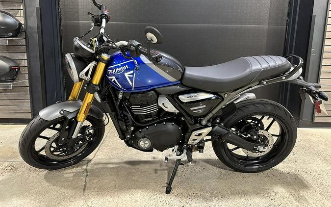 2024 Triumph Speed 400 Caspian Blue / Storm Grey