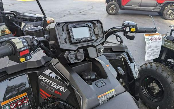 New 2024 POLARIS SPORTSMAN 570 TRAIL ONYX BLACK