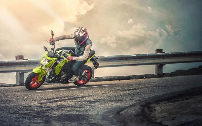 2026 Kawasaki Z125 Pro Metallic Yellowish Green - KAA00075