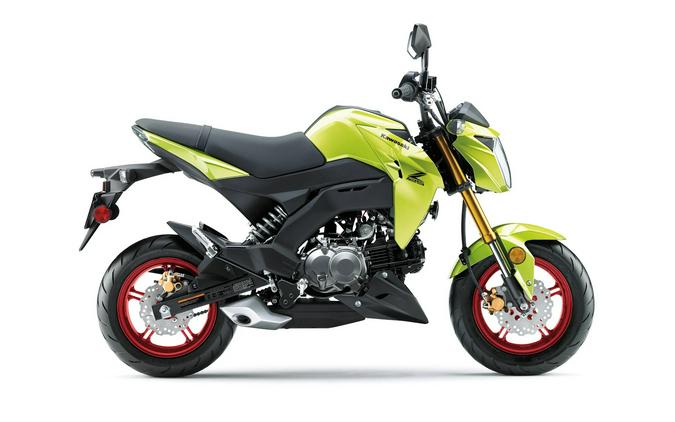 2026 Kawasaki Z125 Pro Metallic Yellowish Green - KAA00075