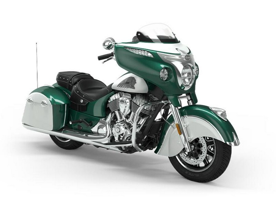 2020 Indian Motorcycle® Chieftain® Classic Icon Series Metallic Jade/Pearl White