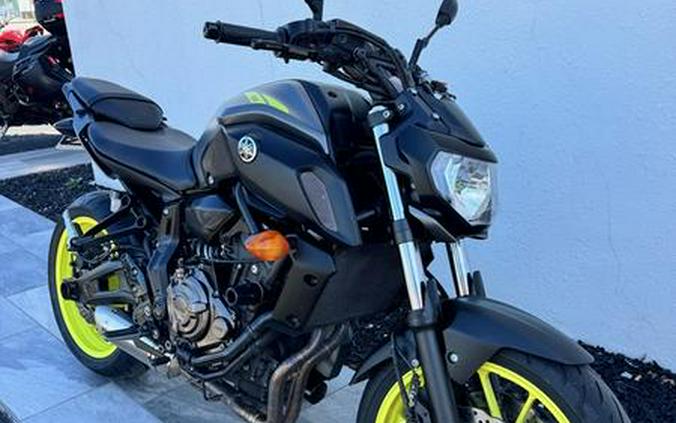 2018 Yamaha MT-07