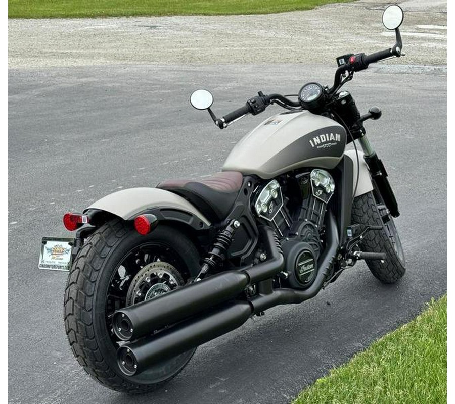 2024 Indian Motorcycle® Scout® Bobber ABS Silver Quartz Smoke