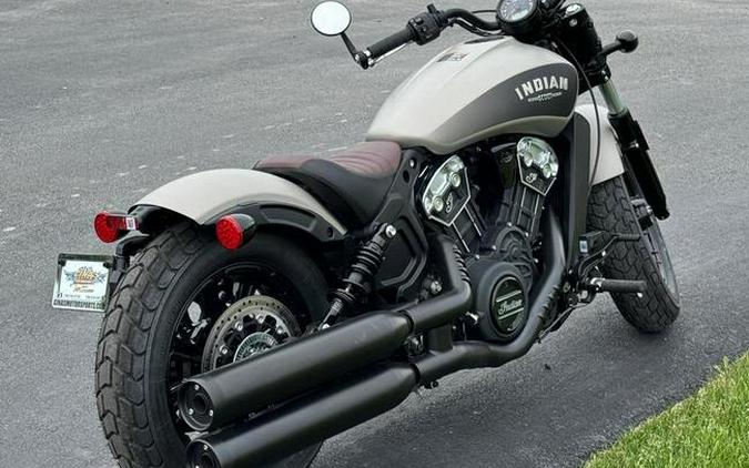 2024 Indian Motorcycle® Scout® Bobber ABS Silver Quartz Smoke