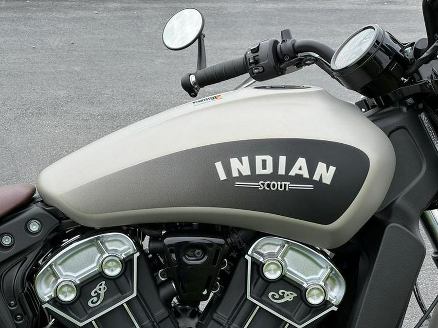 2024 Indian Motorcycle® Scout® Bobber ABS Silver Quartz Smoke