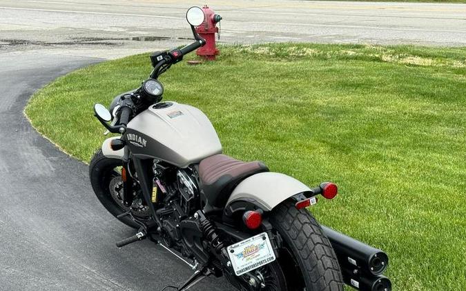 2024 Indian Motorcycle® Scout® Bobber ABS Silver Quartz Smoke