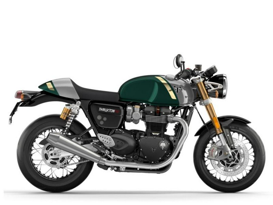 2023 Triumph Thruxton RS Competition Green / Silver Ice