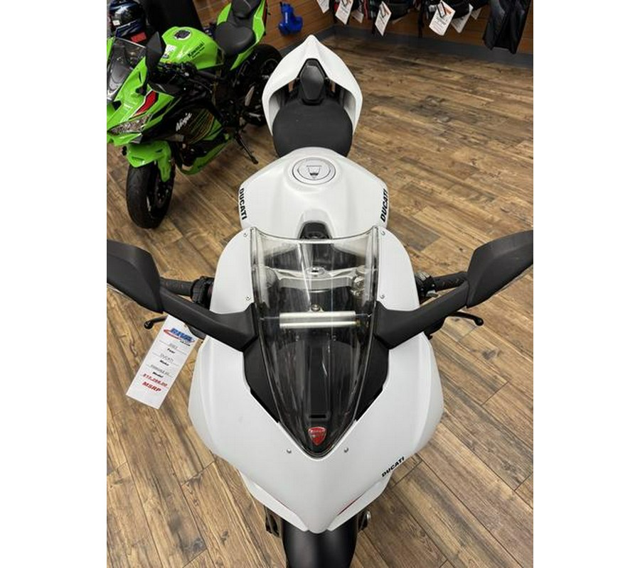 2023 Ducati Panigale V2 White Rosso Livery