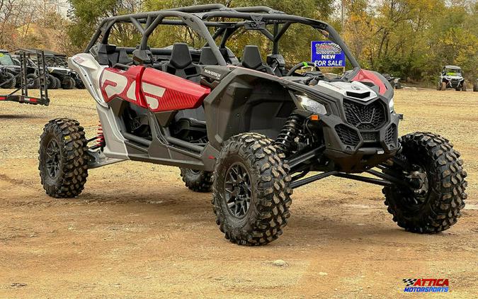 2024 Can-Am® Maverick X3 MAX RS Turbo RR Fiery Red & Hyper Silver