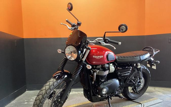 2019 Triumph Street Scrambler Cranberry Red
