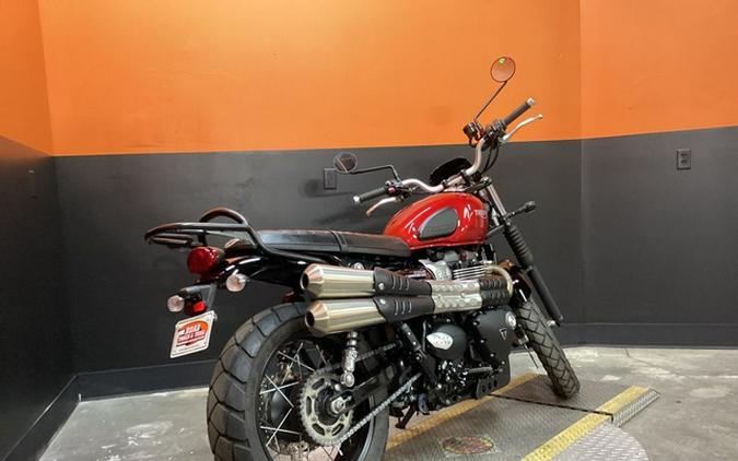 2019 Triumph Street Scrambler Cranberry Red