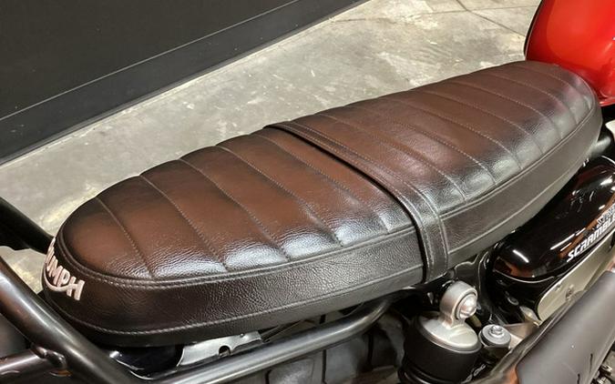 2019 Triumph Street Scrambler Cranberry Red