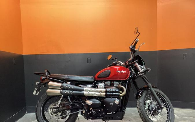 2019 Triumph Street Scrambler Cranberry Red