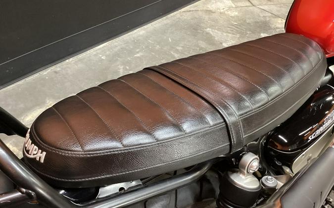 2019 Triumph Street Scrambler Cranberry Red