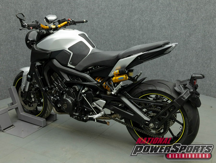 2017 YAMAHA FZ09 900 W/ABS