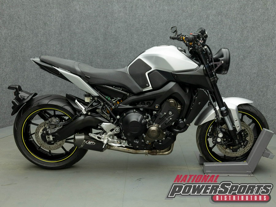 2017 YAMAHA FZ09 900 W/ABS