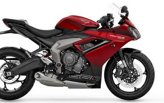 2025 Triumph Daytona 660 - Carnival Red / Sapphire Black