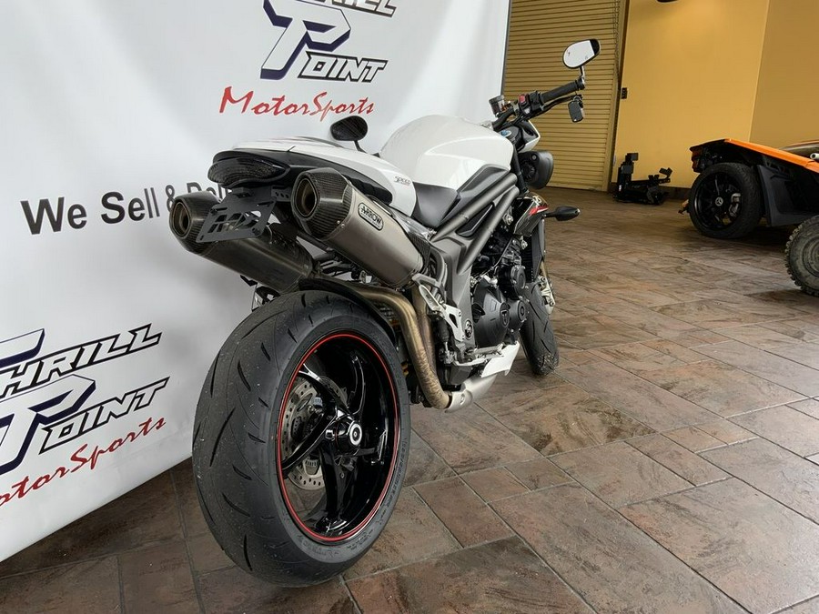 2019 Triumph Speed Triple RS Crystal White Metallic