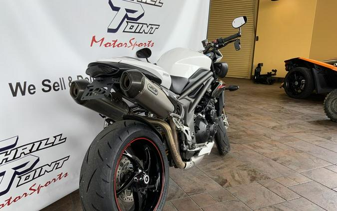 2019 Triumph Speed Triple RS Crystal White Metallic