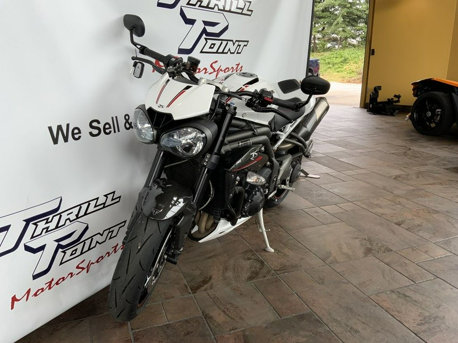 2019 Triumph Speed Triple RS Crystal White Metallic