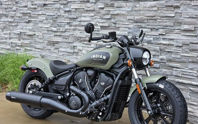 2026 Indian Scout Bobber Limited +Tech Moss Green Smoke