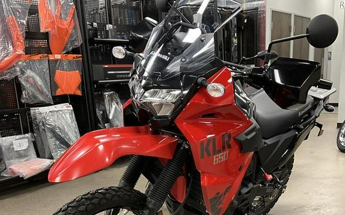 2024 Kawasaki KLR® 650 Base RED/GRAY