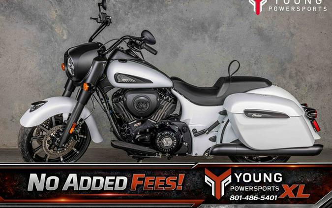 2026 Indian Springfield Dark Horse Ghost White Metallic Smo