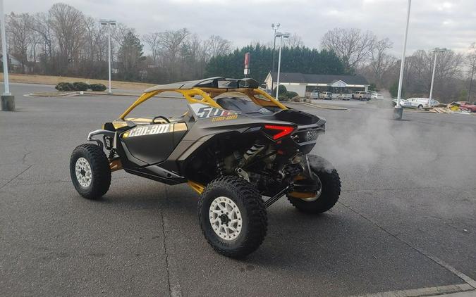 2024 Can-Am® Maverick R X RS with Smart-Shox Carbon Black & Neo Yellow