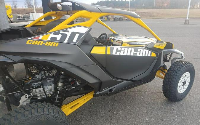 2024 Can-Am® Maverick R X RS with Smart-Shox Carbon Black & Neo Yellow